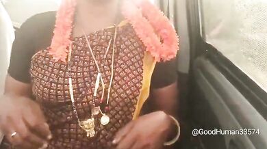 Car Il vaithu aunty mulayai kaai adichathu